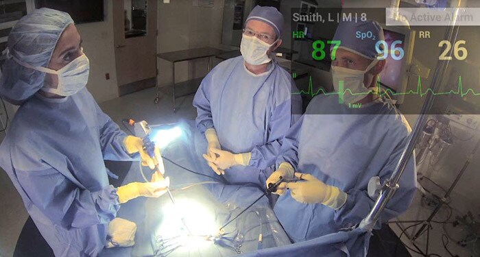 Google Glass и Philips Intellivue