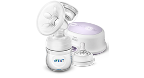 Ручной электронный молокоотсос и соски Philips Avent