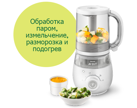 Прибор для приготовления детского питания "4 в 1" от Philips Avent