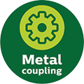 Metal coupling icon
