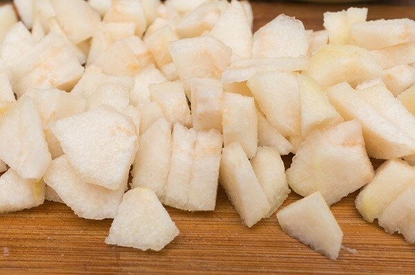 Cottage cheese casserole with pears 5