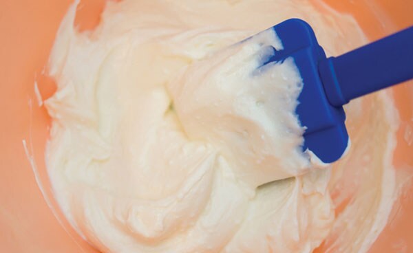 Curd mousse with mandarins 2