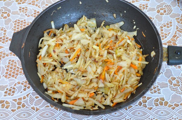 Лежень с квашеной капустой