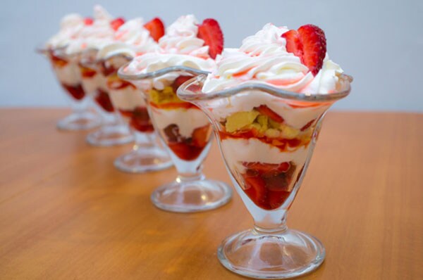 Eton mess с лимончелло