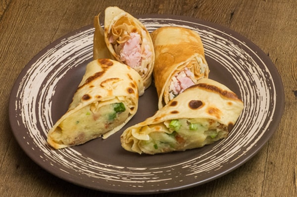 Блины с разными начинками
