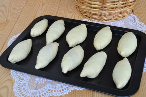 Пирожки с капустой и печенью