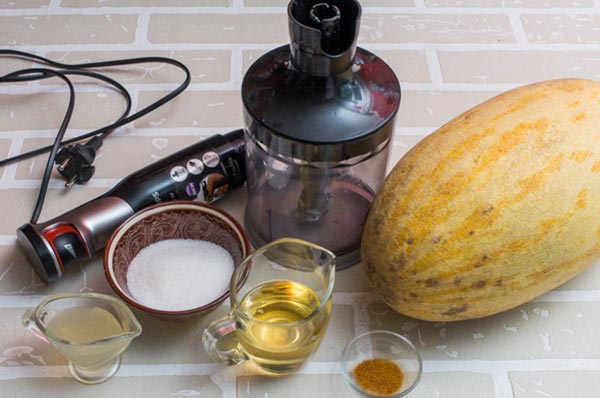 Сорбет из дыни с кайенским перцем