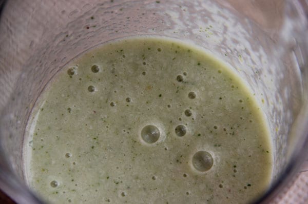 Pear smoothie with soy milk 6