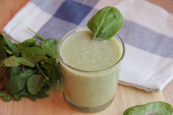 Pear smoothie with soy milk result