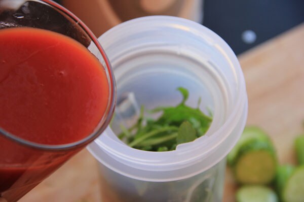 Vegetable smoothie 4