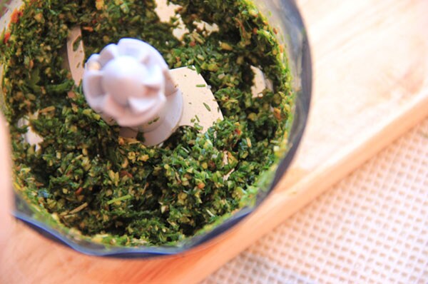 Adjika from spring greens 8