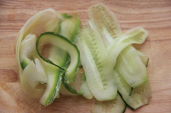 fresh squash salad squash