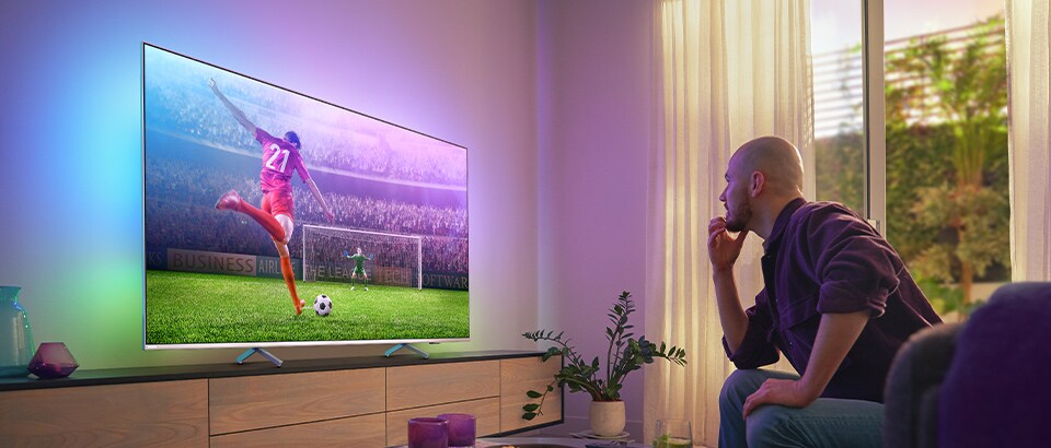 Телевизоры Philips с Ambilight | Лучшие телевизоры для просмотра спортивных трансляций