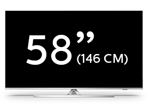 58" 4K UHD LED-телевизор Philips Performance на базе ОС Android TV