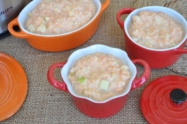 Запеканка пшенная с морковным жмыхом