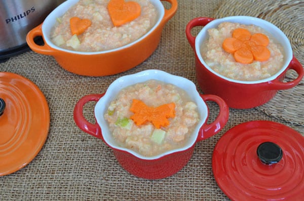 Запеканка пшенная с морковным жмыхом