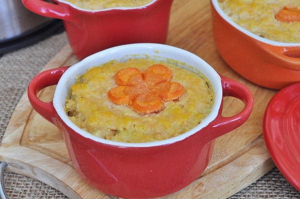 Запеканка пшенная с морковным жмыхом