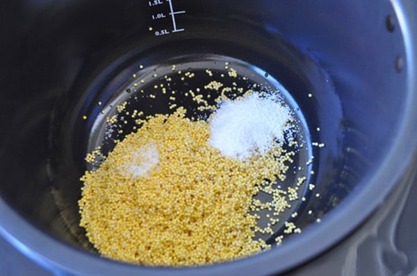 Запеканка пшенная с морковным жмыхом