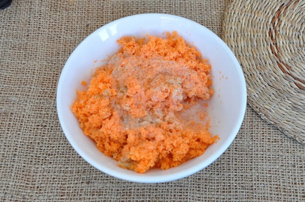 Запеканка пшенная с морковным жмыхом