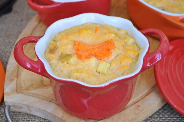 Запеканка пшенная с морковным жмыхом