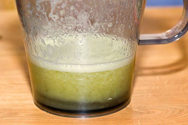 Виноградное желе с йогуртом