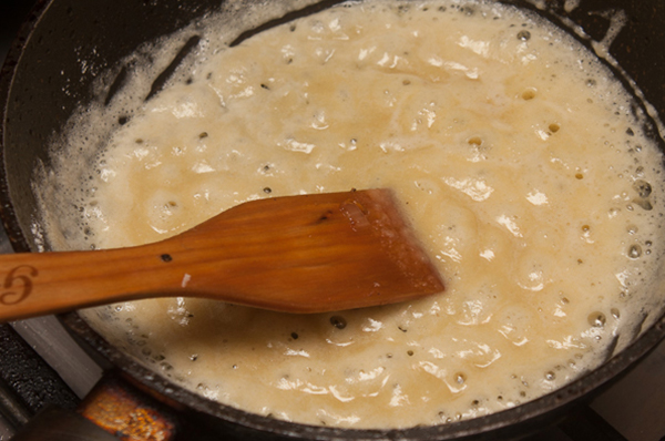 Пирог с лисичками