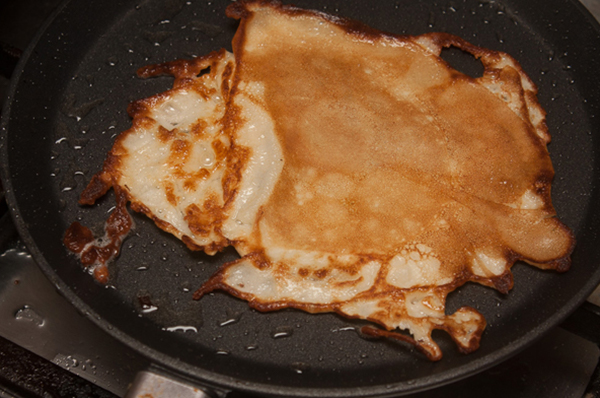 Пирог с лисичками