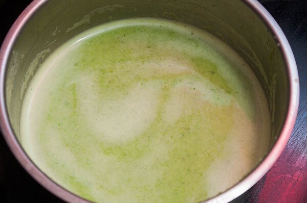 Суп из спаржи с белыми грибами